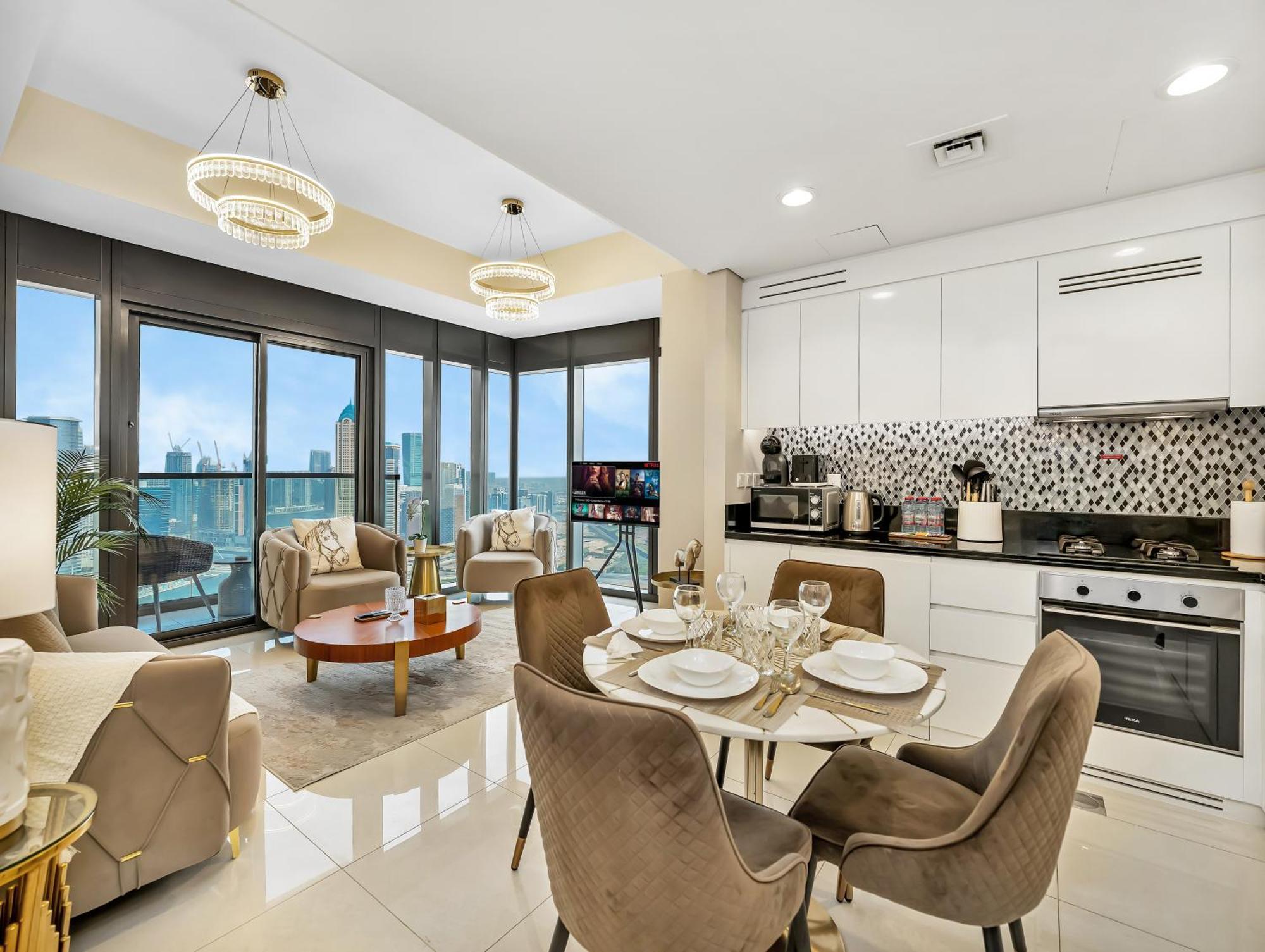 Lux 3bhk In Businessbay, Canal Views, Great Location Apartment Dubai